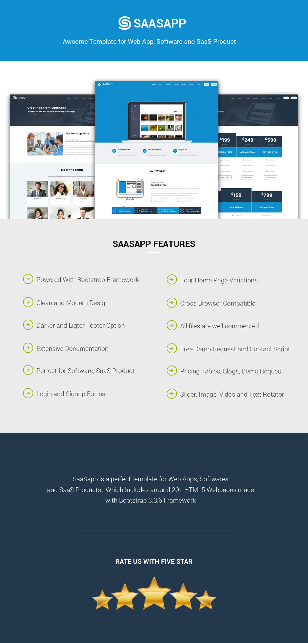 SaasApp - WebApp/Software/SaaS Product Template - 1